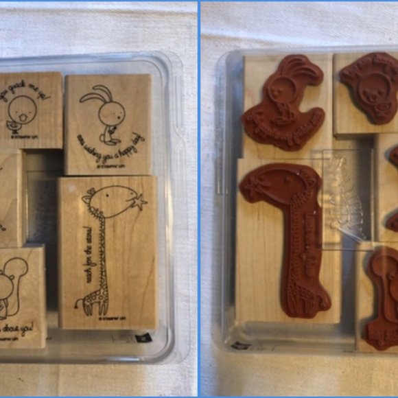 Stampin’ Up! Animal Crackers - Wood Set - Picture 1 of 6